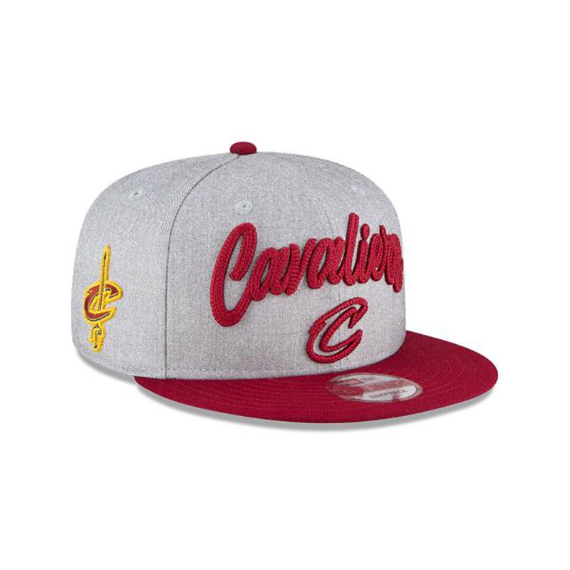 NBA Cleveland Cavaliers Official Draft 9Fifty Snapback (EII0809) - Grey New Era Caps